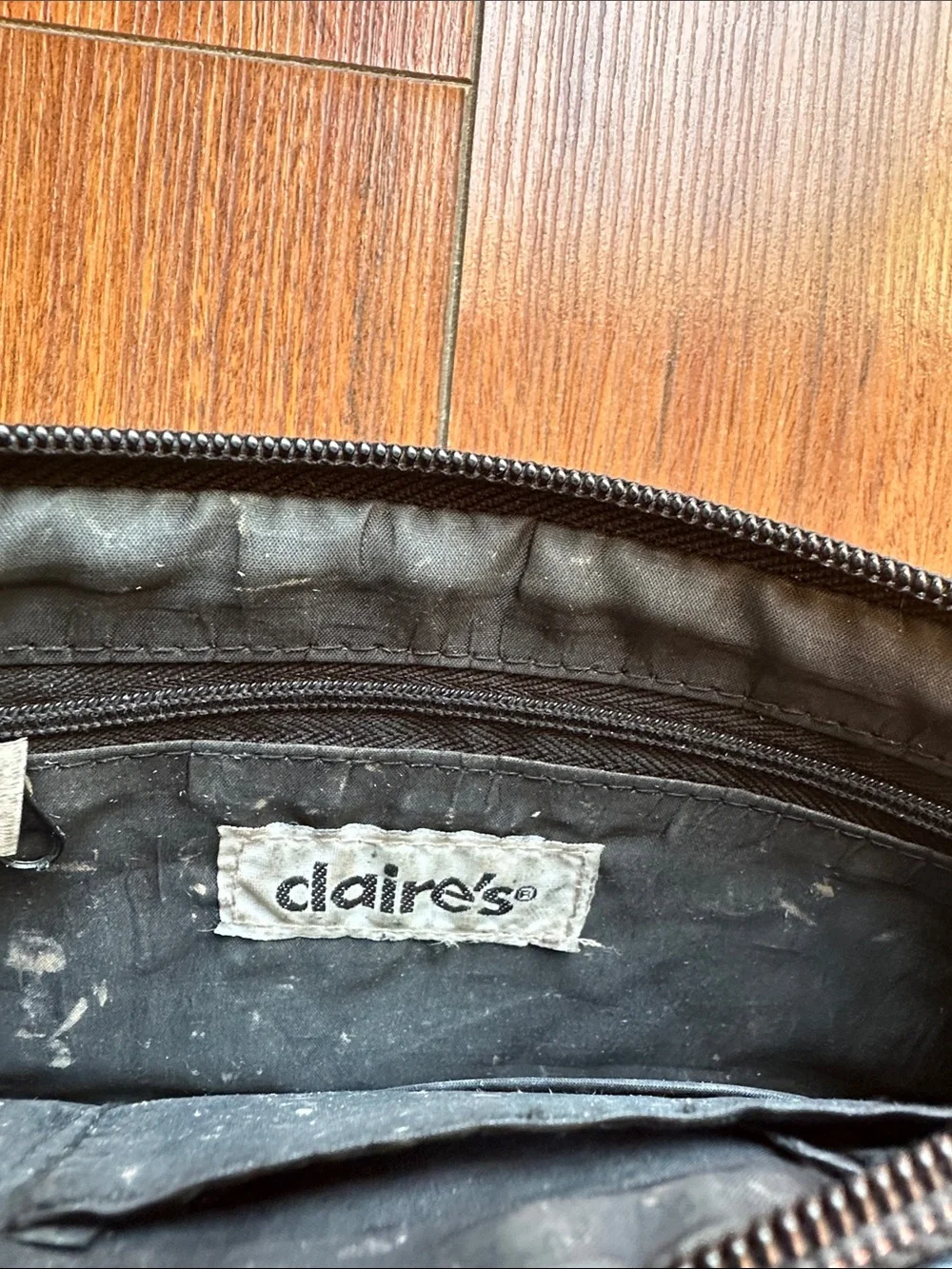 ⚫️⚫️Claire's Quilted Black Cosmetic Pouch⚫️⚫️